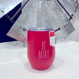 RAE DUNN Red Wine Tumbler Be Mine NWT